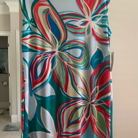 Chico’s Colorful Knee Length Dress in Chico’s Size 2 - NWT - Picture 2 of 7